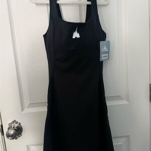 Disney Black Sleeveless Mini Dress